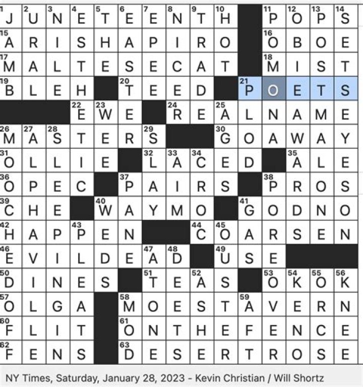 Blowhard's exhalation NYT Crossword Clue | 15 June 2023