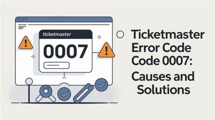 How to Fix Error Code 0007 Ticketmaster - SarkariResult