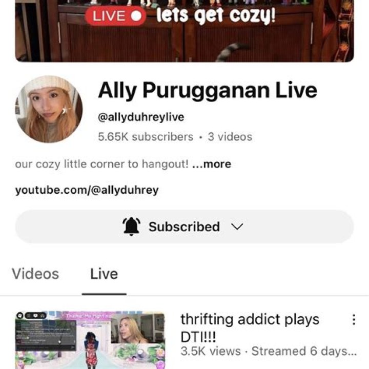 Similar Youtubers to Ally Purugganan