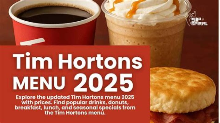 Tim Hortons Menu and Prices - SarkariResult