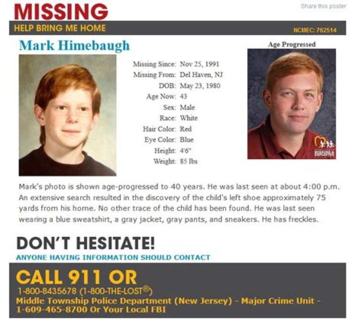 Where Is Mark Himebaugh Missing: Check Suspect In Mark Himebaugh’s Disappearance?